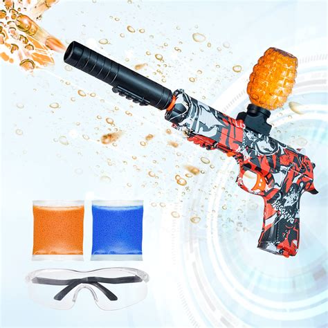 Buy Electric Gel Blaster - iTetimi Gel Ball Blaster with 10,000 Water Gel Ammo, Gel Shooter for ...