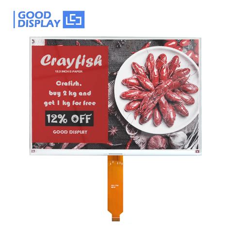 12.48 inch Large E-ink Display UC8179 Big Epaper Color Screen, GDEY1248Z51