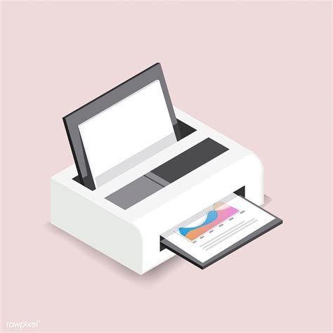 Vector icon of printer | free image by rawpixel.com | Carte de voeux ...