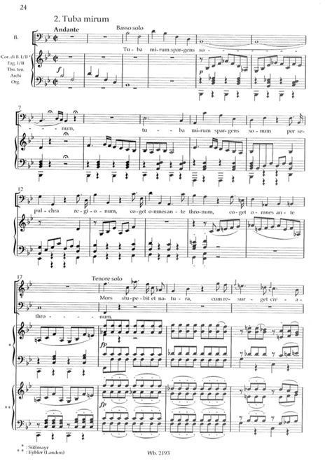 Mozart requiem-complete-vocal-score