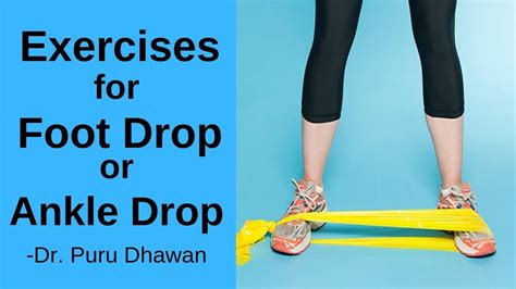 Exercises For Foot Drop Printable