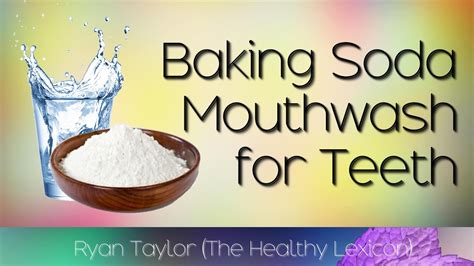 Baking Soda Mouthwash (Teeth Whitening) - YouTube