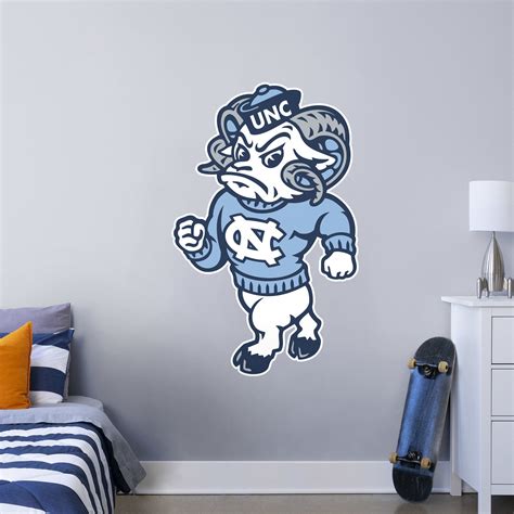 Fathead North Carolina Tar Heels: Rameses Mascot - Giant Officially ...