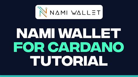 How To Use Nami Wallet Cardano - Easy 2024 Tutorial - YouTube