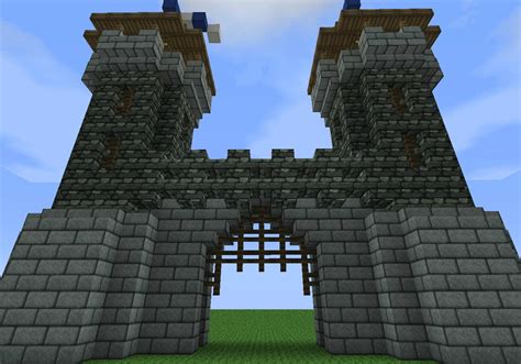 Minecraft Medieval Castle Gate