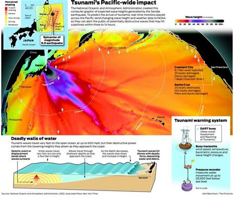 Tsunami warning system is tested