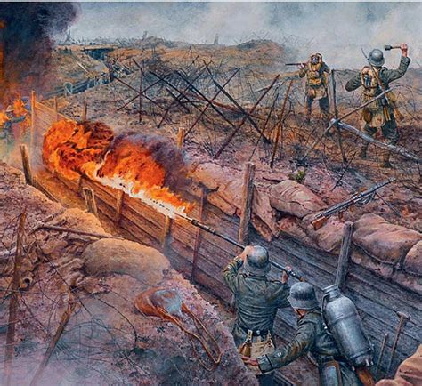 Ww1 Battles, War Of Attrition, Ww1 Art, Historia Universal, Military Artwork, Heer, World War ...