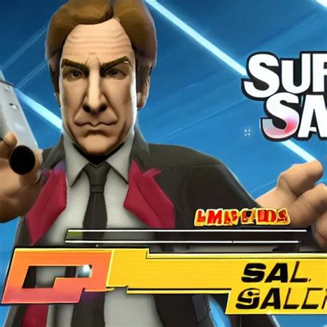 saul goodman in super smash bros ultimate, in game | Stable Diffusion ...