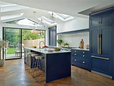 11 Beautiful Blue Kitchens — Love Renovate | Kitchen inspiration design, Herringbone kitchen ...