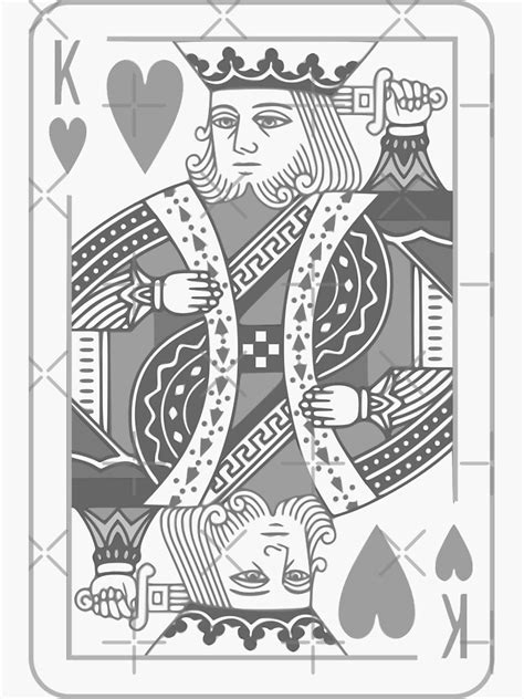 "King of Hearts" Sticker by inotyler | Redbubble