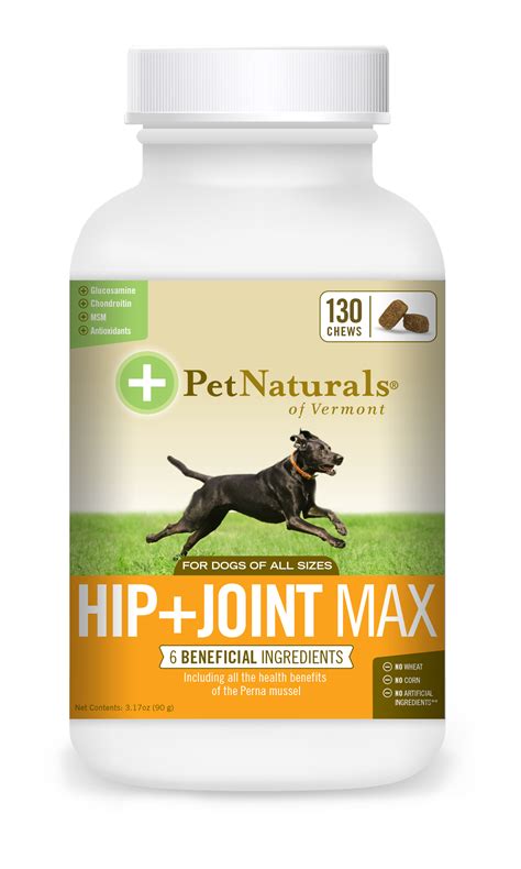 Pet Naturals of Vermont Hip + Joint PRO, Daily Hip and Joint Supplement ...