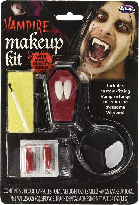 Vampire Makeup Kit, including Fangs with new Hot Melt Adhesive: Amazon.co.uk: Toys & Games