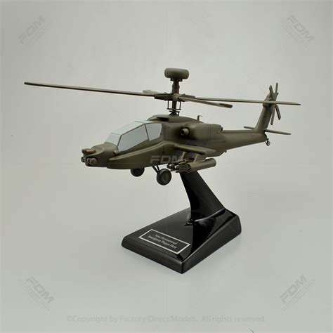 Boeing AH-64D Apache Longbow Scale Model Helicopter