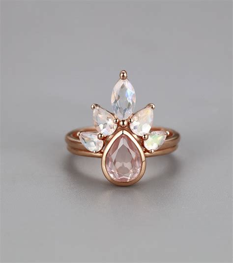 Rose Quartz Wedding Ring - Wedding Rings Sets Ideas