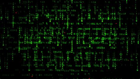 Hacker-Style Green Matrix Numerals Abstract Background 2229279 Stock ...