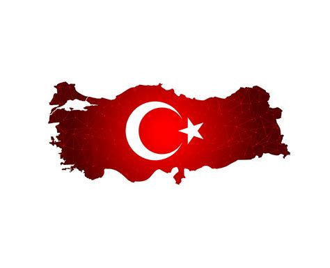 Turkey map with flag. flag map turkey country on digital background. Vector. 562324 Vector Art ...