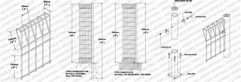 Fence Plan Drawing Details CAD Files, DWG Files, Plans And, 44% OFF