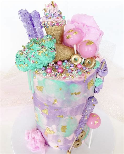 July Cake Decorator Spotlight | Candy birthday cakes, Pastel cakes ...