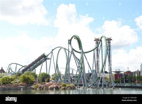 The 'Incredible Hulk' ride at Universal studio's, islands of Adventure ...