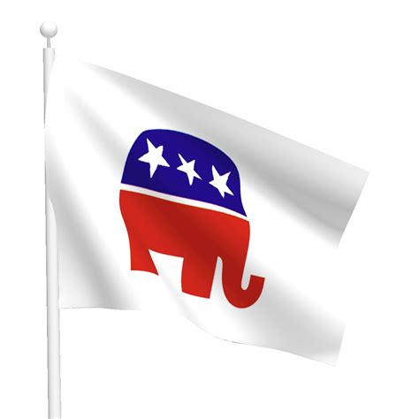 Republican Elephant Flag