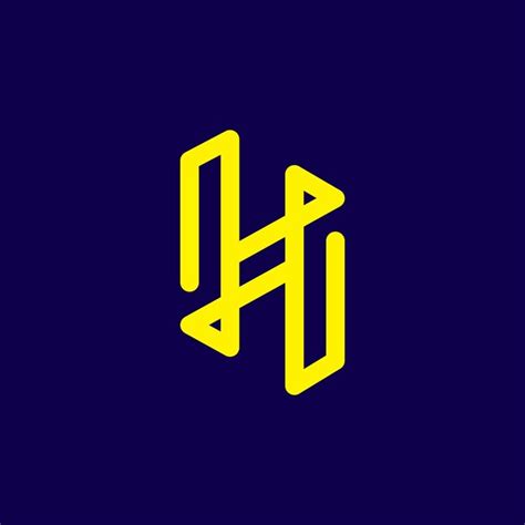 Premium Vector | Modern creative letter H vector logo design