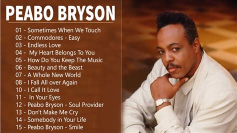 Peabo Bryson Full Album - The Very Best Of Peabo Bryson - YouTube