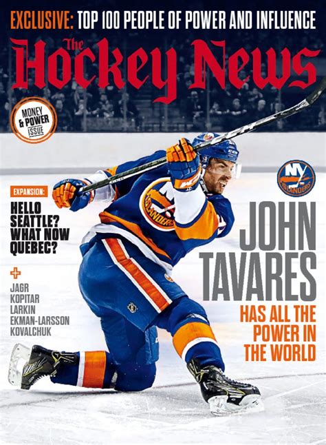 The Hockey News Magazine | Insight into the World of Hockey ...