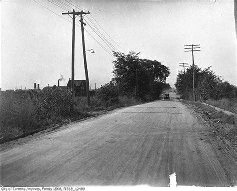 What Weston Road used to look like in Toronto