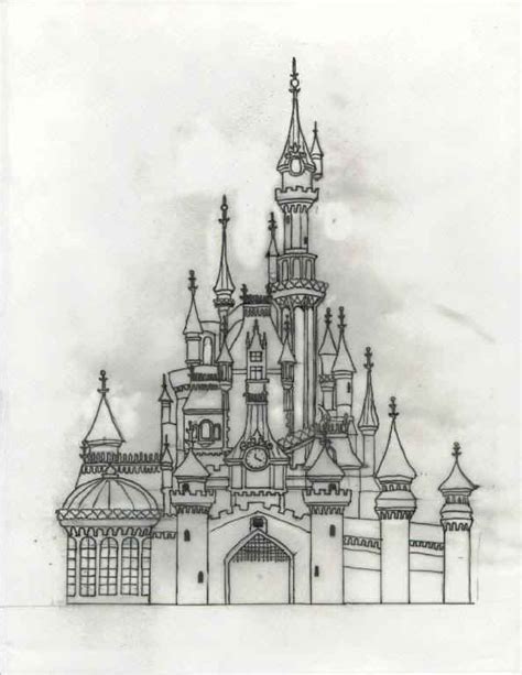 Beauty and the Beast Castle Drawing