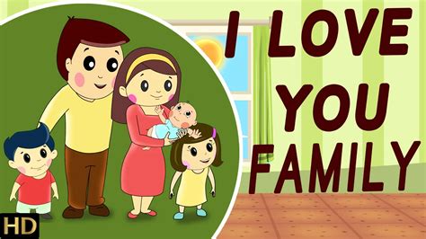 I Love You – Family (HD) – Nursery Rhymes | Popular Kids Songs ...