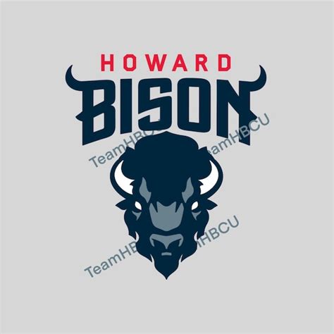 Howard svg Bison Mascot HU Graduate Howard Alumni | Etsy