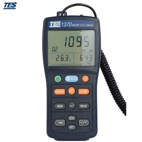 TES1370 Handheld NDIR CO2 Analyzer 0 6000ppm Carbon Dioxide Gas Tester-in Gas Analyzers from ...