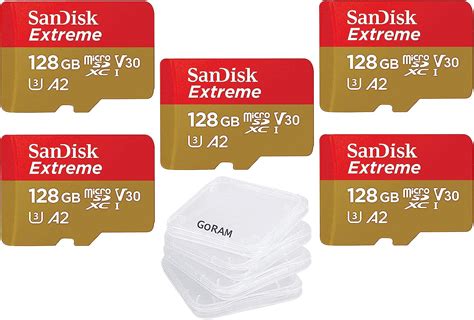 Amazon.com: SanDisk 128GB Extreme microSDXC 190MB/s UHS-I Memory Card ...