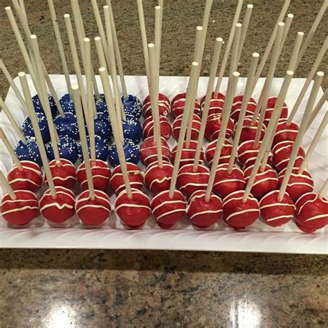 American Flag Cake Pops | American flag cake, Flag cake, Cake pops