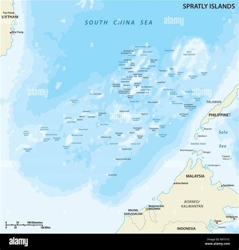 Map of the Malaysia, Philippines, Taiwan, Vietnam, People's Republic of ...