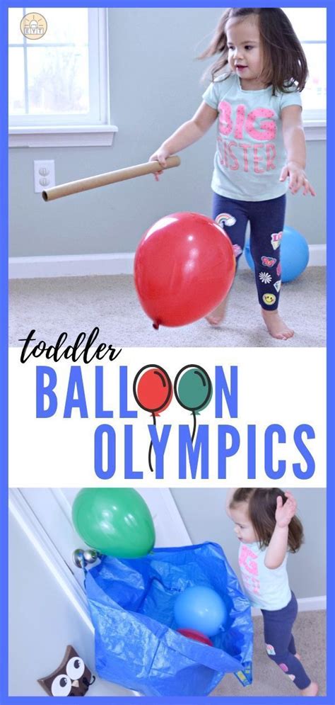 Balloon Olympics: 7 Active Indoor Activities with Balloons | Kids party games, Fun games for ...