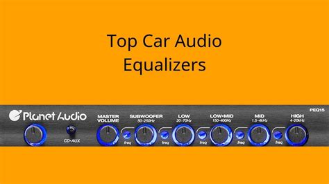 Top Car Audio Equalizers - Best Car Audio Equalizers - YouTube