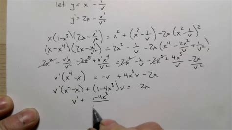 Solving a Riccati Equation - YouTube