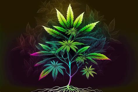 Premium Photo | Medical marijuana plant cannabis background