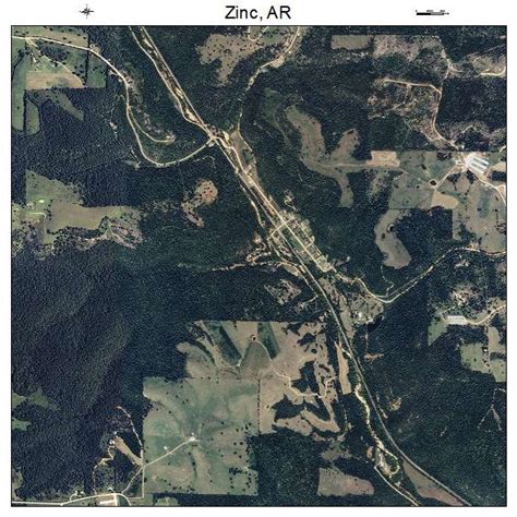 Aerial Photography Map of Zinc, AR Arkansas