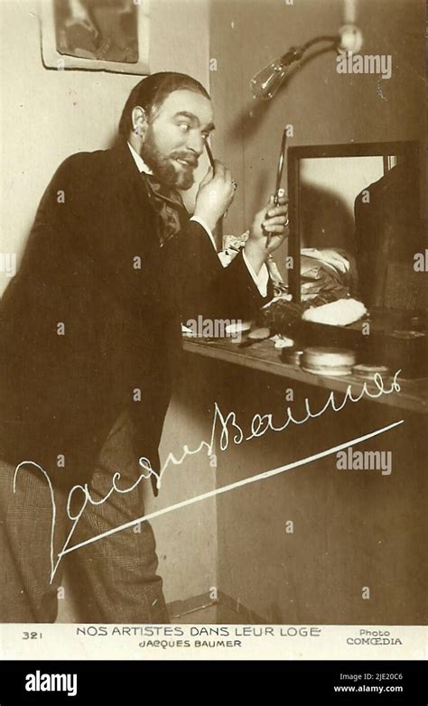 Portrait of Jacques Baumer - French theatre classic era Stock Photo - Alamy