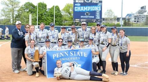 Penn State Brandywine Softball Team Crowned PSUAC Champs