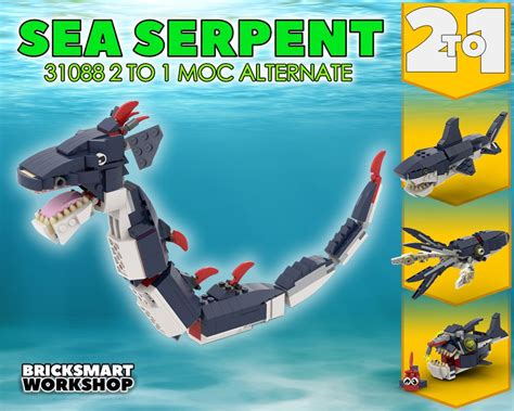 LEGO MOC Sea Serpent 31088 2 to 1 by bricksmartworkshop | Rebrickable ...