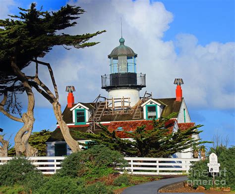 Pt. Pinos Lighthouse in Pacific Grove Photograph by Kris Hiemstra - Pixels