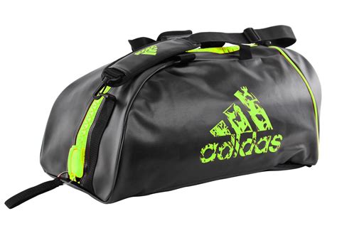 ADIDAS Sports Bag 2 in 1 Black/Yellow - Medium