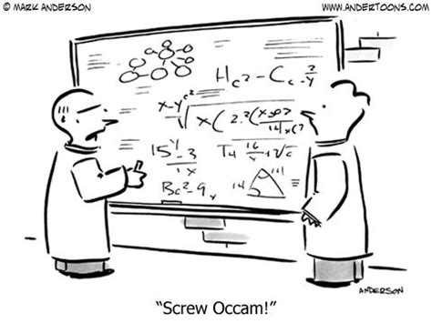 Occam's razor | Science cartoons, Science, Occam's razor