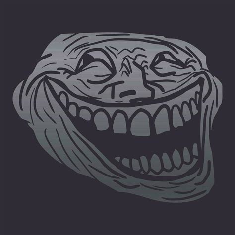 Internet meme trollface vector design 24789784 Vector Art at Vecteezy