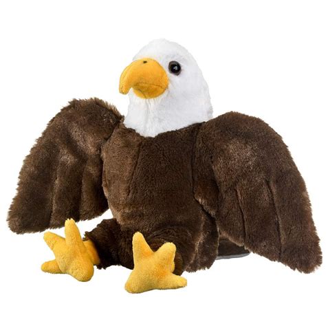 Wild and Wonderful Wildlife Artists Bald Eagle 10" Plush Puppet Toy, Bald Eagle Puppets Stuffed ...