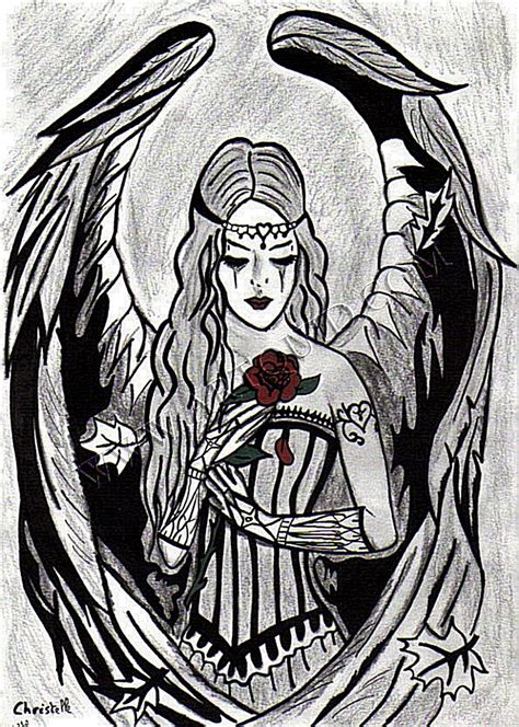 Gothic Drawings | Drawings, Angel Rose Gothic, Page 3915, Contemporary ...