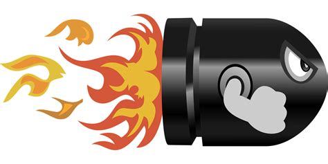 Download Bullet, Fire, Shot. Royalty-Free Vector Graphic - Pixabay